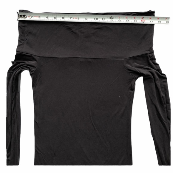 Aritzia Wilfred Off The Shoulder Grey Long Sleeve Bodel Top Size Medium - Picture 5 of 12